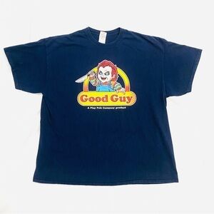 Chucky Childs Play Good Guy Play Pals Navy Graphic T-Shirt